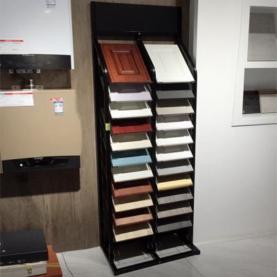 China Double Row 300*400 Single Side Door And Cabinet Vertical Color Display Board Rack F006 for sale