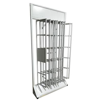 China Factory wholesale easy to use metal tile display rack for showroom J011 for sale