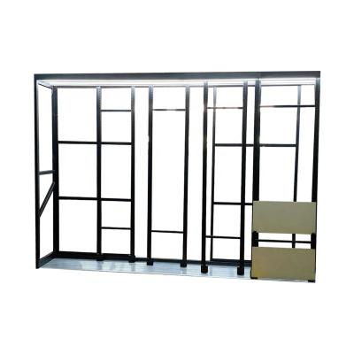 China Advertising factory direct sales new design and set of push-pull tile display rack for sale