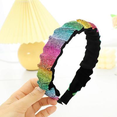 China Eco-friendly Hot Selling Colorful Headband For Women Headband Women Diamond Hairband for sale