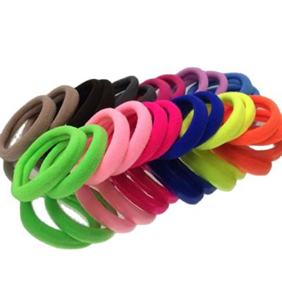 China Girls Hair Accessories Plastic High Quality Elastic Hair Bands Seamless Hair Ties for sale