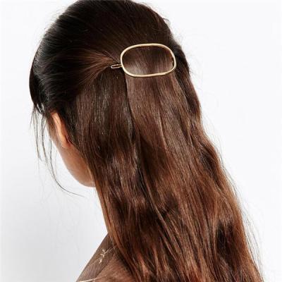 China 2016 ALLOY Fashion Hair Jewelry Fancy Oval Shape Hair Clips For Woman for sale