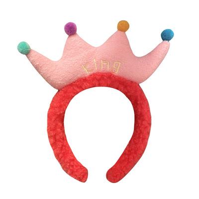 China Wholesale Fashion Hairband Sweet King Headband Women Crown Headbands for sale