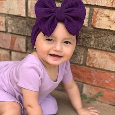 China Factory wholesale 2019 hot-saling cute baby hair band autumn and winter fashion popular bow headband for sale