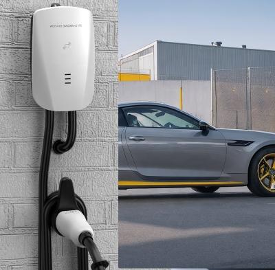 China Electric Vehicle FAST Charging Type 2 7KW China Wholesale Smart Ev Vehicle Charging Pile Retractable Car Charger for sale