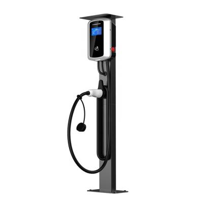 China Home EV Charger Wall Mounted Wall Mounted AC Charging Pile European Standard 7KW 11KW 22KW Wallbox EV Charger for sale