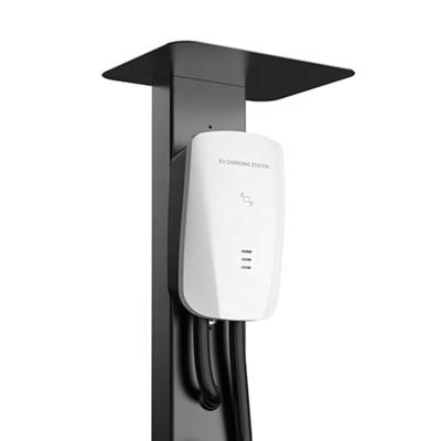 China Home EV Charger Wall Mounted New Energy Electric Vehicle Type 1 Type 2 Wall-mount AC EV Charging Pile for Car for sale