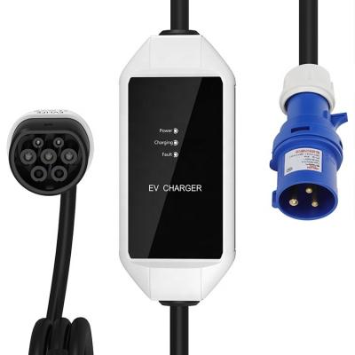 China Electric Vehicle FAST Charging Adjustable Current Fast Charging 3.5KW 7KW American Standard Electric Car Emergency Charger for sale