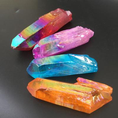 China China Aura Quartz Crystal Quartz Crystal Natural Mineral Rough Stone Specimen for sale