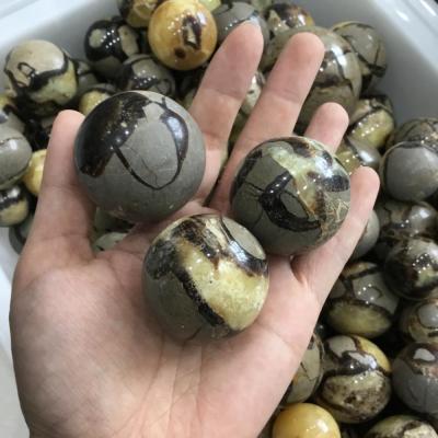 China Cheap price china natural septarium sphere specimen crystal stones ball for sale for sale