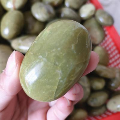 China China Wholesale Price Natural Mineral Crystal Stone Green Palm Opal Stone for sale