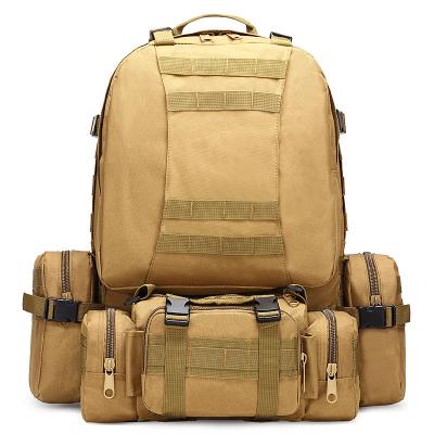 China Waterproof Tactical Backpacks 50L Mens Molle Rucksack Outdoor Sport Army Backpack Travel Trekking Military Sport Bags Increase Climbing Bag for sale