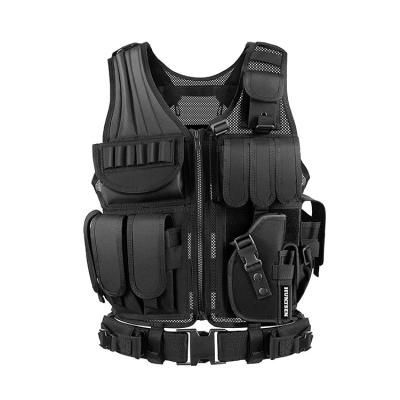 China New Style Mens Soft Tactical Adjustable Detachable Belt Light Weight Outdoor Breathable Training Vest PB-009-1 for sale