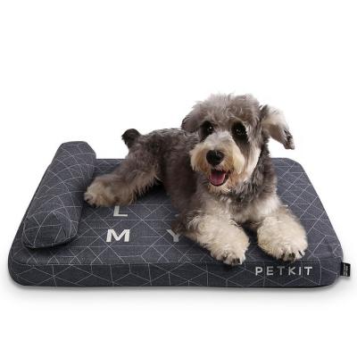 China Removable Large Cover PETKIT Bed Rectangle Memory Foam Dog Pet Bed Mattress Non-Slip Sofa With Removable Washable Cover for sale