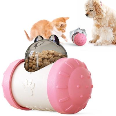 China Viable Custom Vertically Scrollable Interactive Pet Toy Embeddable Pet Snacks Food Dispenser Cat Toy for sale