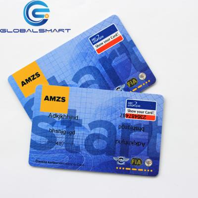 China Weatherproof / Waterproof Environmental PVC Material Rfid Smart Card 13.65mhz For Insurance for sale