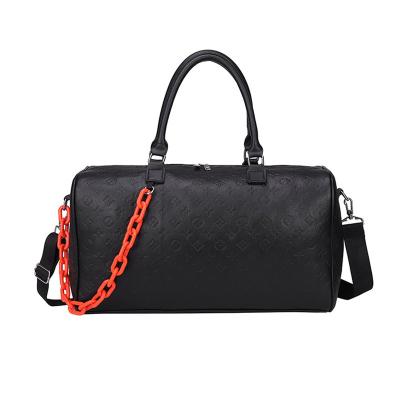 China Fashion Hot Selling Duffel Bag Fashionable Large Capacity Creative Design Shoulder Bags Embossed Logo Other Sports Traveling Bag For Men for sale