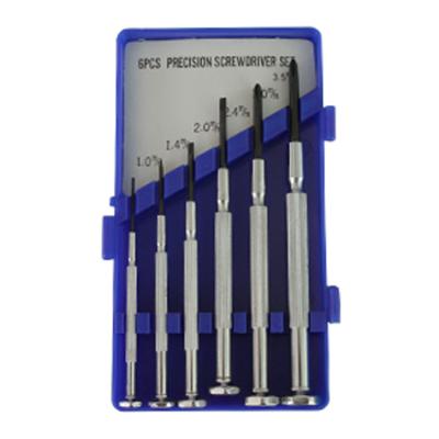 China Cheap Professional Manufacture 6pcs Precision Tool Kits Screwdriver Set 1.0~2.4/PH0~PH1 for sale