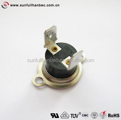 China HB-2 Household Bimetal Thermostat Thermal Cutout Automatic Reset TUV Certificated for sale