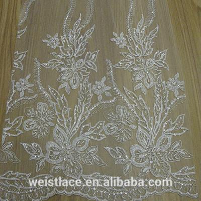 China 2018 sustainable embroidery lace fabrics for bridal dress, wedding organza, turkey dantel for sale