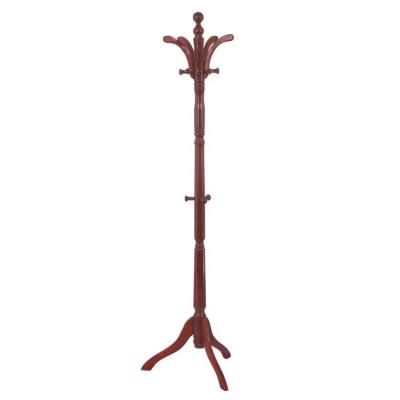 China The Detachable Solid Wood Birch Wood Cloth Hanger Rack The Hanger Floor Standing Coat Rack for sale