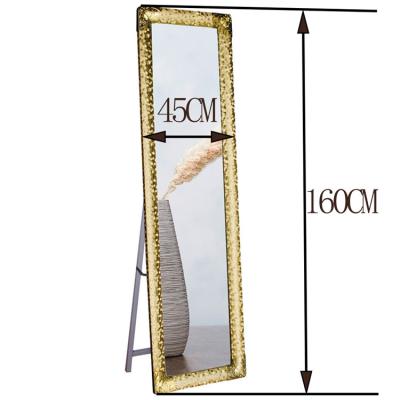 China Mirror/Dressing Mirror/Body Mirror Custom Design Decorative Wall Dressing Standing White Integral Mirror For Bedroom for sale