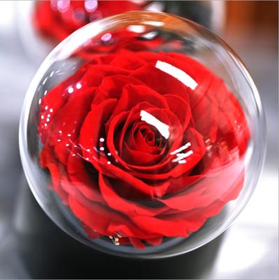 China Popular Preserved Real Rose Speaker Music Box Preserved Roses Flower Eternal Rose For Festival Gift for sale