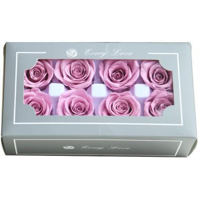 China Beautiful gift box 2020 colorful Yunnan forever durable 4-5cm preseved rose buds for sale