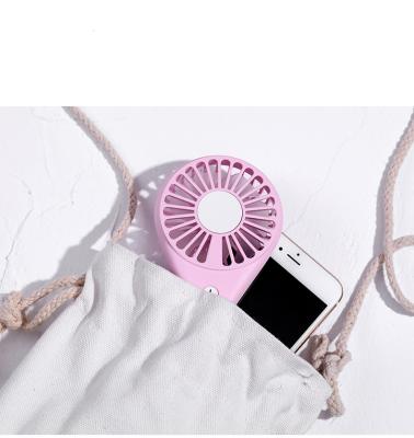 China 2019 Low Noise Design Hot Sale Mini Ned Portable Fan With Led Function for sale