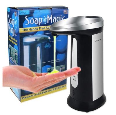 China Foam Soap Dispenser 400ML Large Capacity Stainless Steel IR Liquid Dispenser Sensor Hands Free Touchless Auto Soap for sale