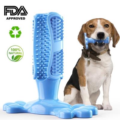 China Viable Dog Toothbrush Stick Puppy Dental Care Chewing Brushing Teeth for sale