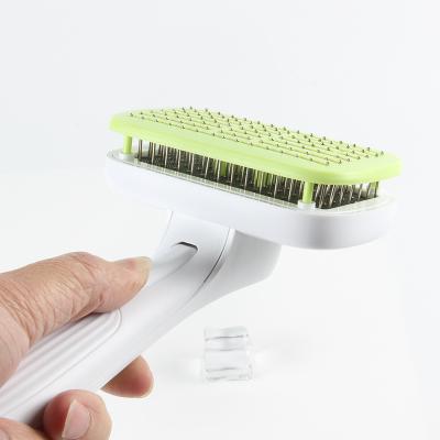 China Viable Pet Hair Removal Brush Comb For Deshedding Molder Polisher Pet Fur Scraper Grooming Tools Stainless Steel Thinning Blade for sale