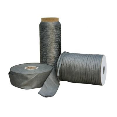 China Stainless Steel Manufacturer Direct Trade Eco-friendly Abrasion Resistance Webbing Woven Conductive Tape for sale