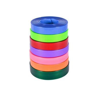 China Custom Non Slip Waterproof PVC Webbing Low Moq Weave Colored PVC Coated Webbing Strap for sale