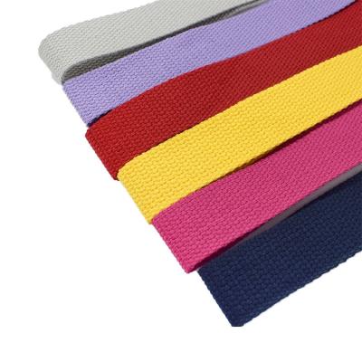 China Other New Style Colorful Cotton Twill Stripe Polyester Webbing Cotton Herringbone Strap For Backpack for sale