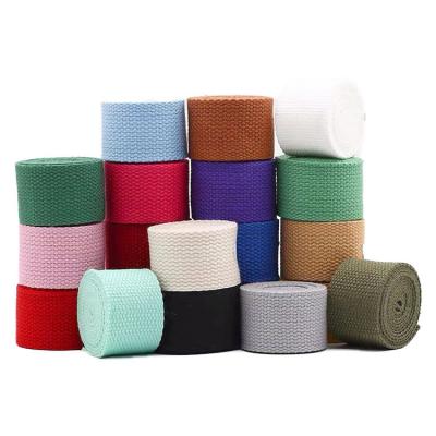 China Other Logo Nylon Webbing Strap Cotton pp Polypropylene Polyester Webbing Eco-friendly Woven Tape for sale