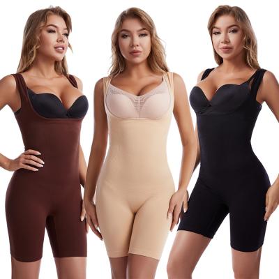 China Antibacterial Women's Plus Size Full Body Shapewear High Waist Abdomen Hip Lift Shapewear For Women for sale