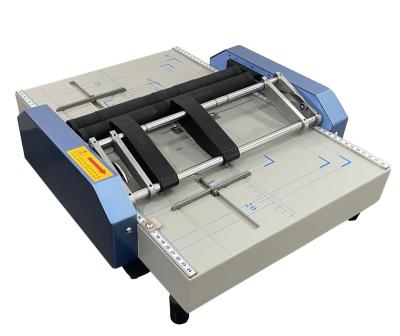 China Metal Manual Staples A4 A3 Size Booklet Maker Paper Binding And Folding Machine for sale