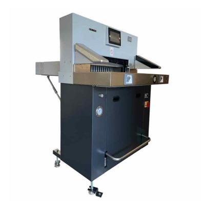 China Printing Shops New Design Best Selling Electric Guillotine Paper Cutter Debo Guillotine Paper Cutting Machine New Design for sale