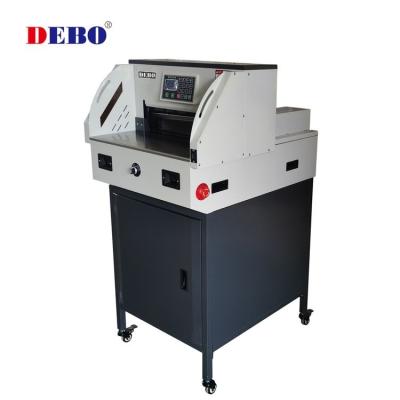 China New Paper Cutter Professional 2022 Printing Shops Guillotine Cutter Electric Debo Paper Cutter Machine for sale