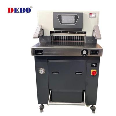 China Printing Shops Customized New Brand 2022 Electric Guillotine Paper Cutter Debo Paper Cutter Machine for sale