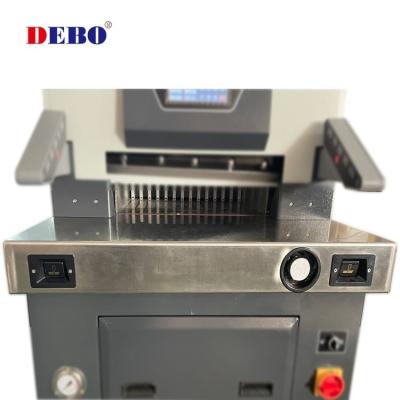 China Shops Manufacturer Supplier China Cheap Debo Digital Paper Cutter Heavy Duty Paper Cutting Machine Printing for sale