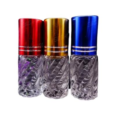 China Wholesale clear glasses Bottle With roll on Aluminium Cap Glass Refill Empty Perfume bottle hot stock Te koop