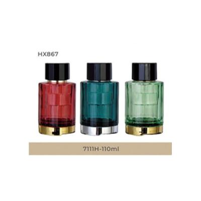 China Capacity 50ml 100ml 110ml Glass Color Customize Vintage Cut Glass Perfume Bottles for sale