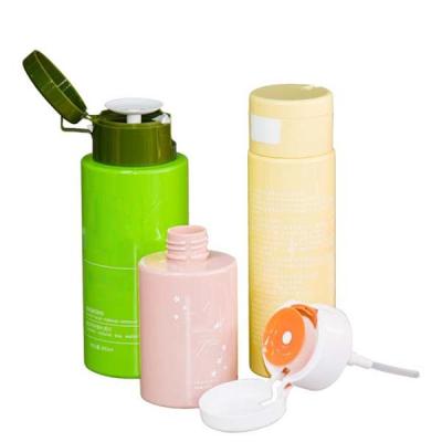 中国 150ml 200ml 300ml makeup remover bottle cosmetic plastic bottle PET PP Personal Care 販売のため