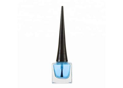 China transparente leere Glas14ml nagellack-Flaschen mit schwarzen spitzen Kappen pp. zu verkaufen