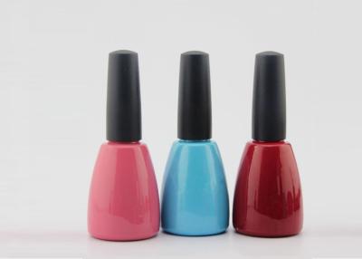 China Envases vacíos de cristal 12ml Capactity del esmalte de uñas del cono con el diverso casquillo en venta