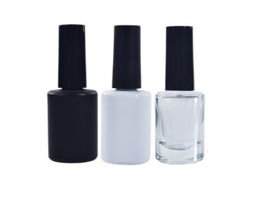 Chine Bouteilles en verre vides de vernis à ongles de forme ronde, bouteille UV noire de vernis à ongles de gel à vendre