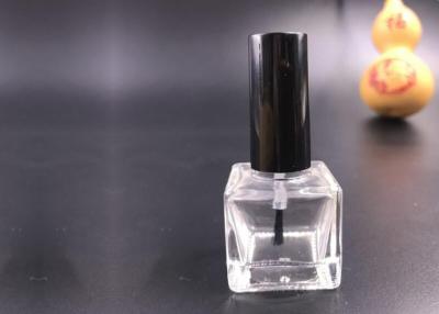 Chine Le vernis d'ongle vide en verre transparent met la couleur en bouteille faite sur commande pour le soin personnel à vendre