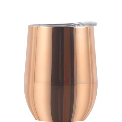 China 2022 PORTABLE Hot Selling Plated Belly Cups Egg Cup Series 12 oz Stainless Steel Thermos Mug for sale